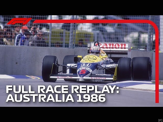 F1 1986年オーストラリアgp を無料配信 F1news Formula Web F1総合情報サイト