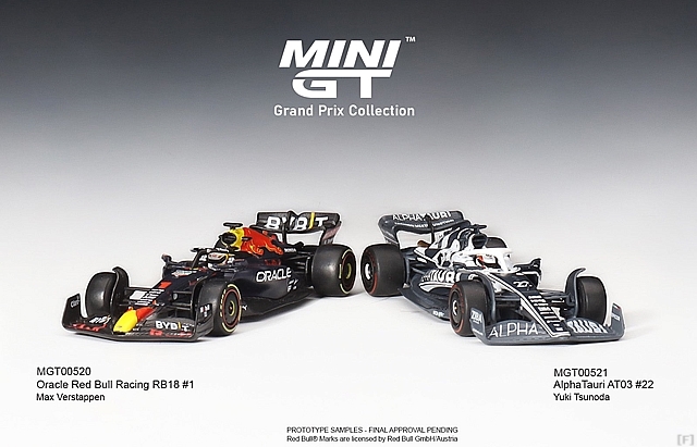 MINI GT、レッドブル＆アルファタウリのマシンをラインナップ | Formula Web SmartPhone -F1総合情報サイト-